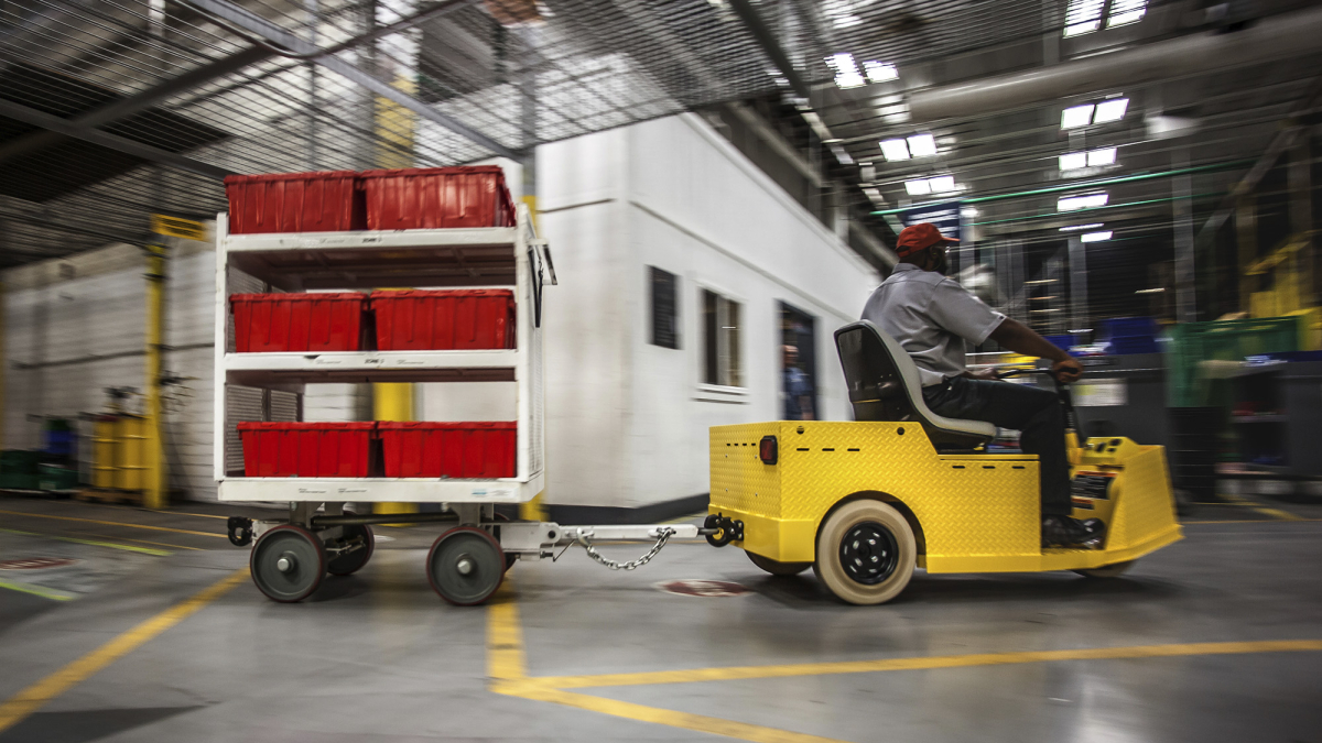 Cushman Utility Vehicles, Industrial Vehicles, Tug 8K